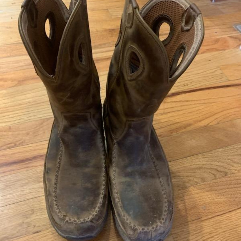 Twisted x men's oiled saddle brown composite steel toe work boot